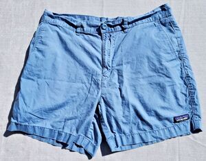 Patagonia Men's Lightweight All-Wear Blue ORGANIC COTTON Shorts Size 34